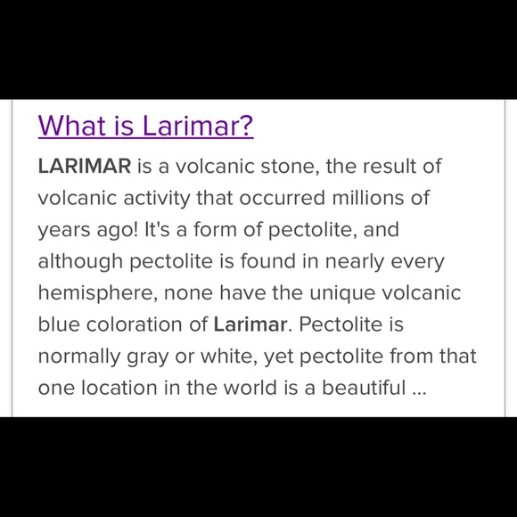 Caribbean Larimar natural gemstone statement Pendant - Picture 7 of 11